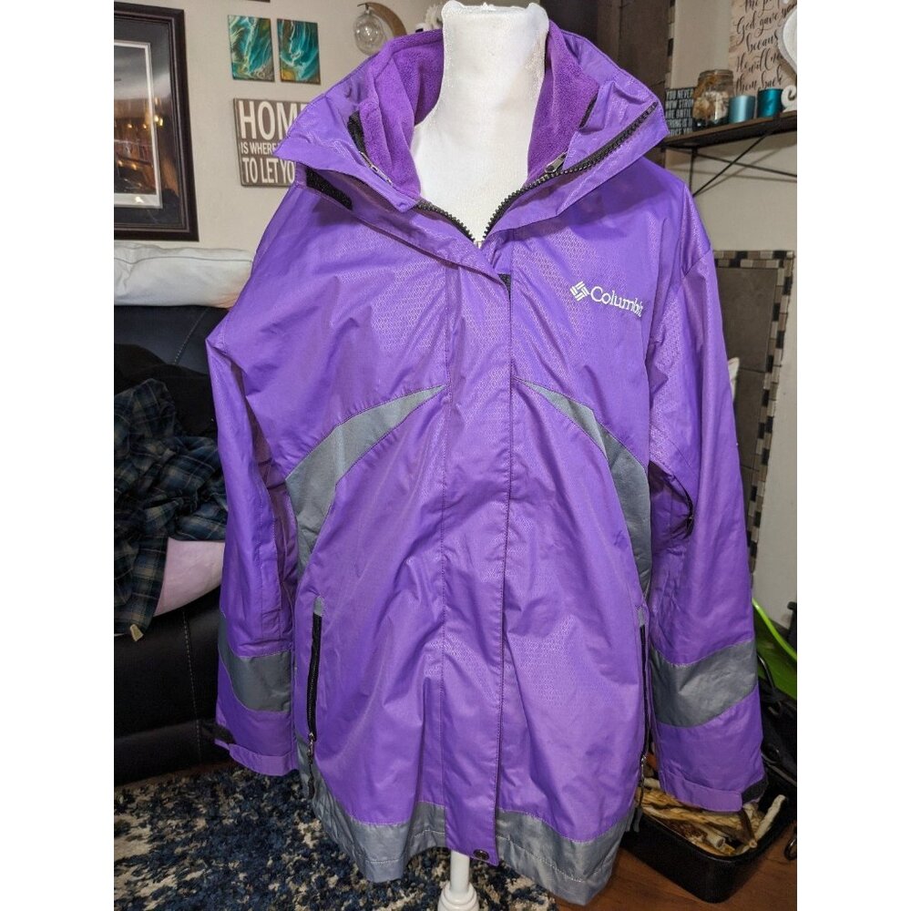 Columbia Titanium Purple Jacket (XXL) Juniors